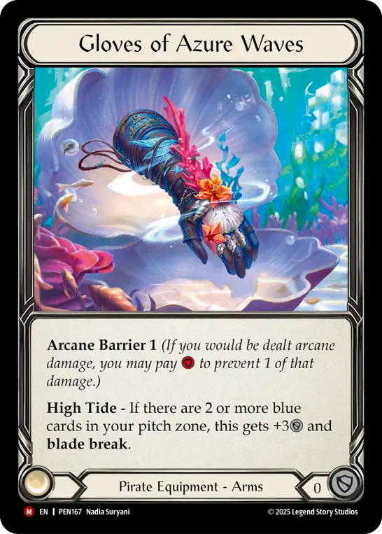 Gloves of Azure Waves