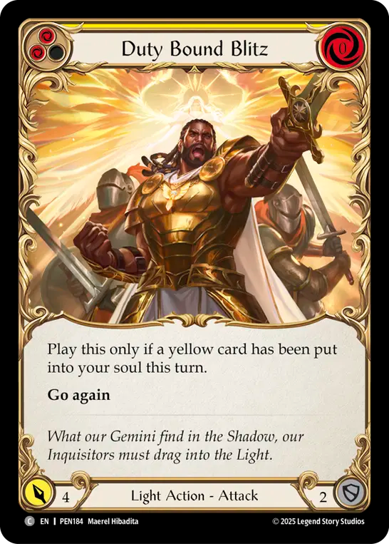 Duty Bound Blitz (Yellow)