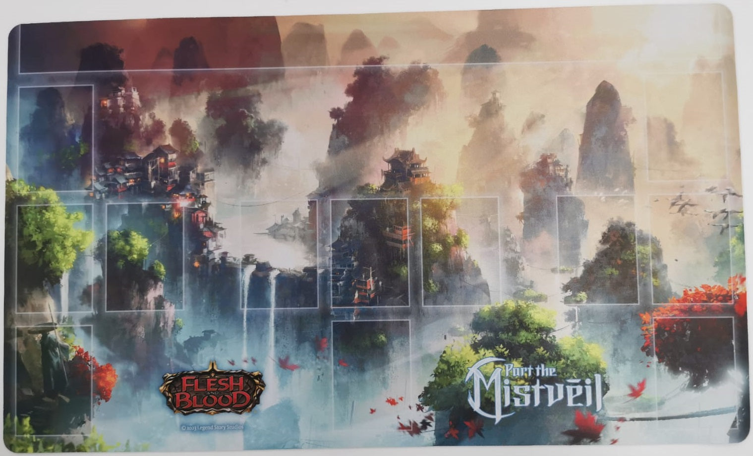 Hanging Village Part the Mistveil Playmat