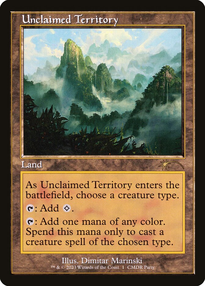 Unclaimed Territory (Commander Party)