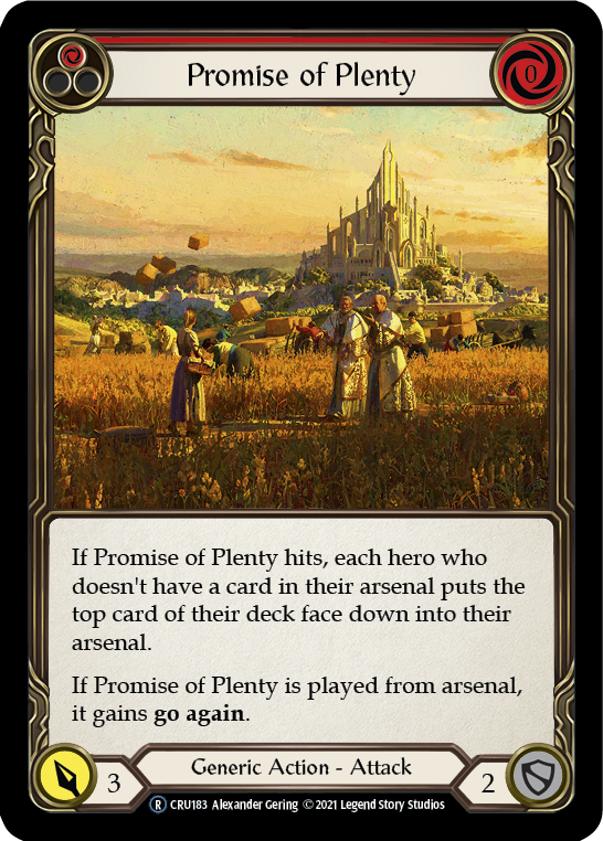 [RF] Promise of Plenty (Red) - UL-CRU183