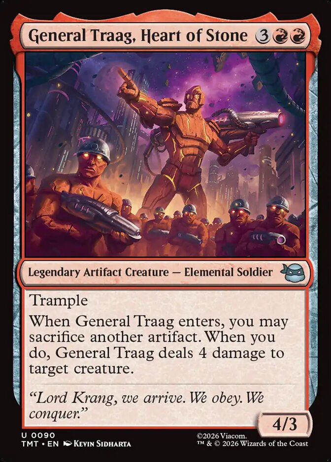 General Traag, Heart of Stone (Showcase)