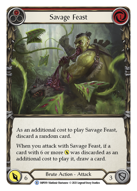 Savage Feast (Red) - 1HP019