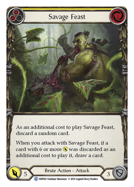 Savage Feast (Yellow) - 1HP020