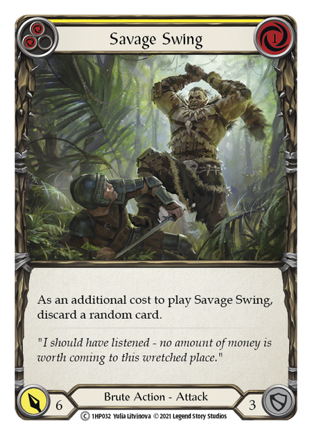 Savage Swing (Yellow) - 1HP032