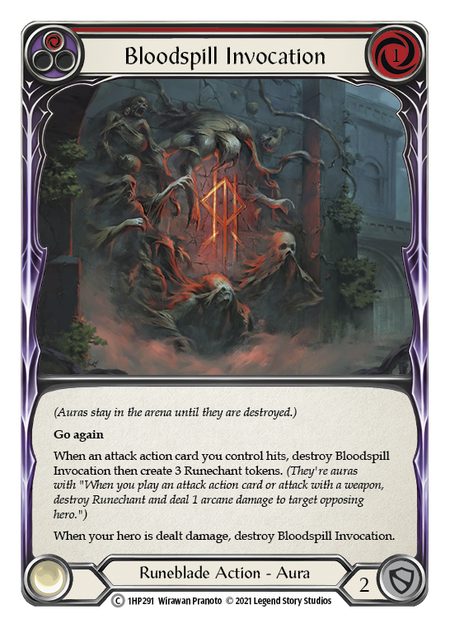 Bloodspill Invocation (Red) - 1HP291