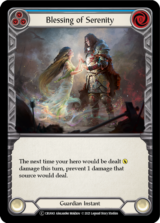 Blessing of Serenity (Blue) - UL-CRU043