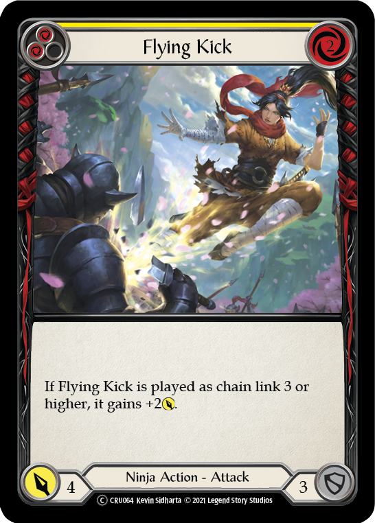 Flying Kick (Yellow) - UL-CRU064