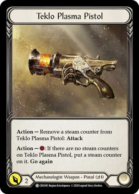 (1st Edition) Teklo Plasma Pistol - CRU100