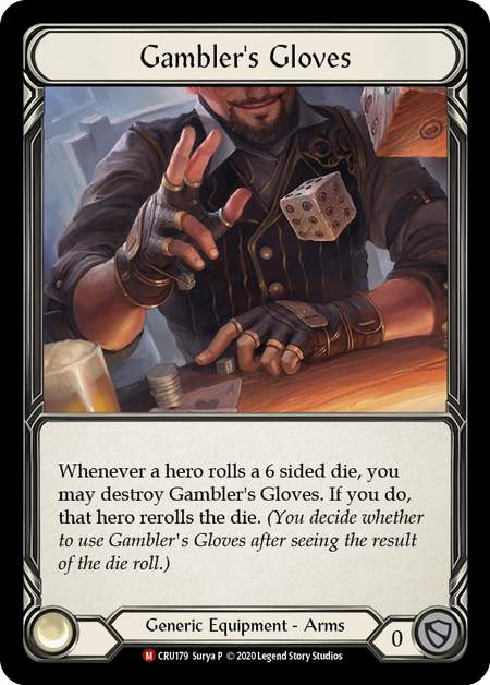 (1st Edition-CF) Gambler's Glove - CRU179