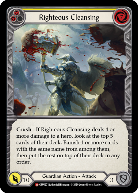 (1st Edition-RF) Righteous Cleansing - CRU027