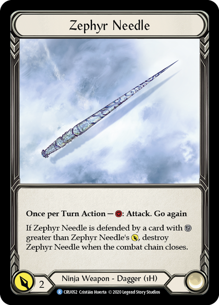 (1st Edition-CF) Zephyr Needle - CRU052