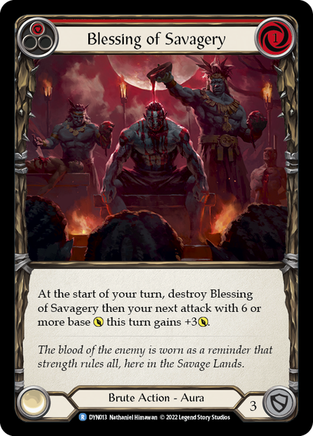 Blessing of Savagery (Red) - DYN013