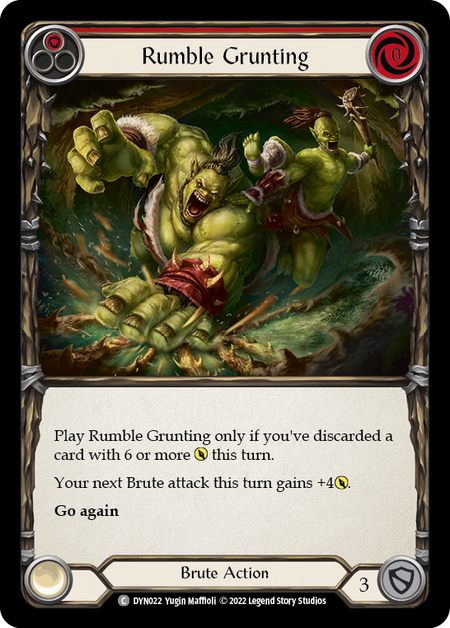 Rumble Grunting (Red) - DYN022