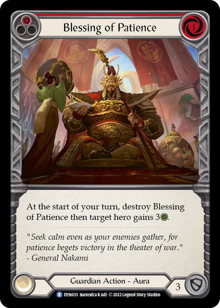 Blessing of Patience (Red) - DYN033