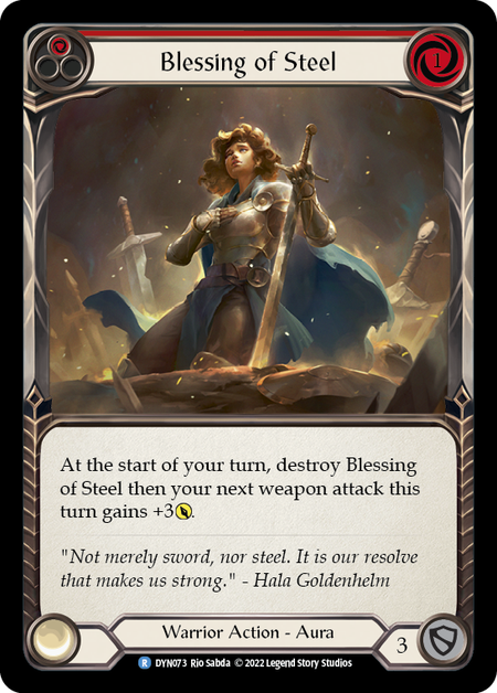 Blessing of Steel (Red) - DYN073
