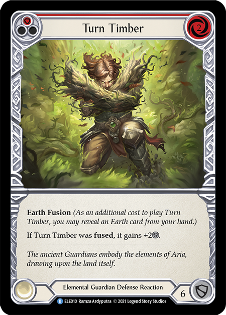 (1st Edition-RF) Turn Timber (Red) - ELE010