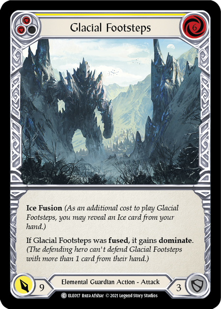 (1st Edition) Glacial Footsteps (Yellow) - ELE017