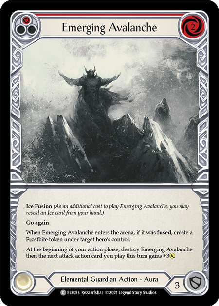 (1st Edition-RF) Emerging Avalanche (Red) - ELE025