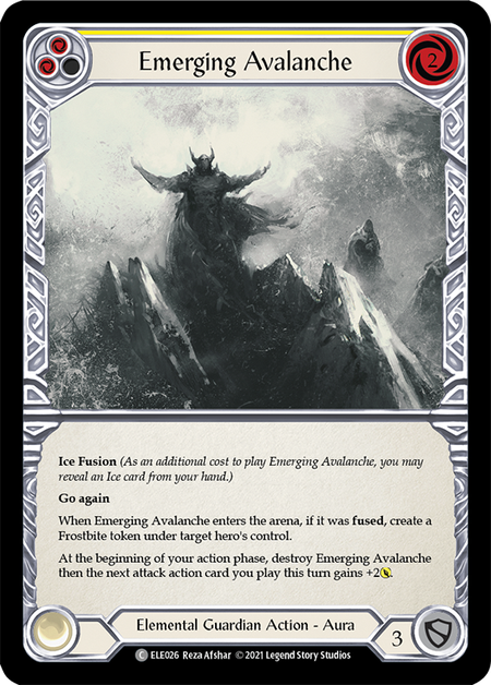 (1st Edition) Emerging Avalanche (Yellow) - ELE026