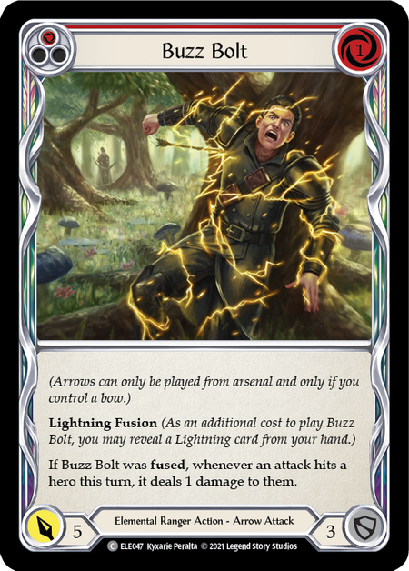 (1st Edition) Buzz Bolt (Red) - ELE047