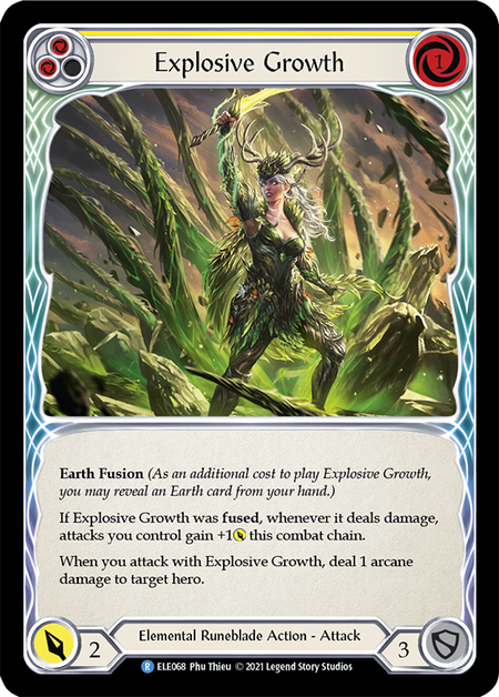 (1st Edition) Explosive Growth (Yellow) - ELE068