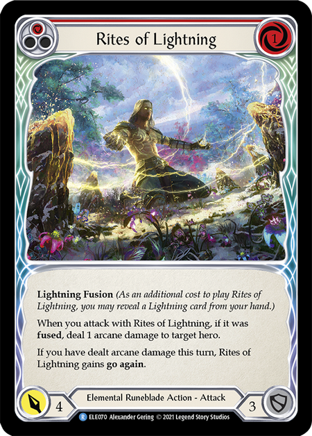 (1st Edition-RF) Rites of Lightning (Red) - ELE070