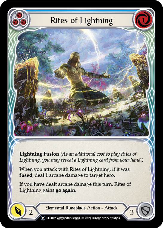 Rites of Lightning (Blue) - UL-ELE072