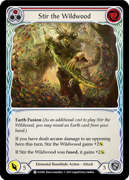 (1st Edition-RF) Stir the Wildwood (Red) - ELE082