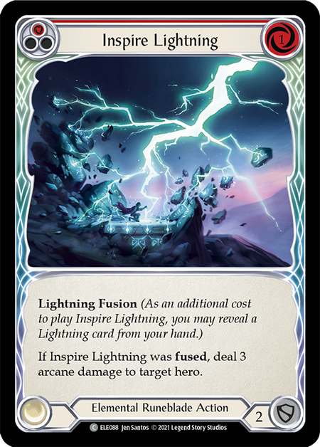 (1st Edition-RF) Inspire Lightning (Red) - ELE088