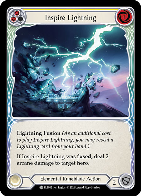 (1st Edition-RF) Inspire Lightning (Yellow) - ELE089