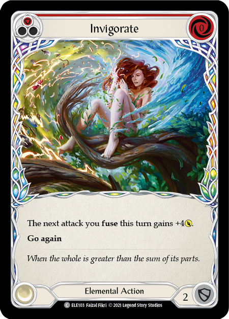 (1st Edition-RF) Invigorate (Red) - ELE103