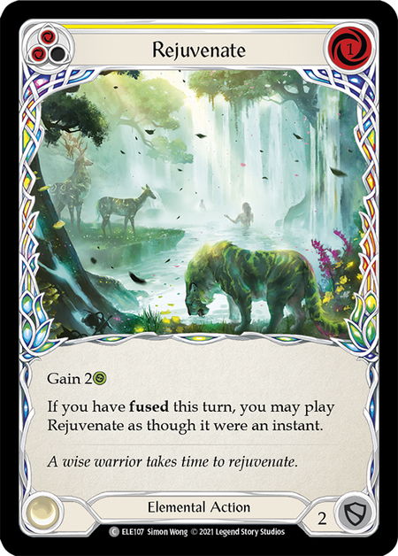 (1st Edition-RF) Rejuvenate (Yellow) - ELE107