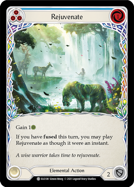 (1st Edition-RF) Rejuvenate (Blue) - ELE108