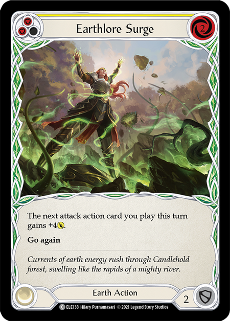 (1st Edition) Earthlore Surge (Yellow) - ELE138