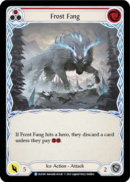 (1st Edition-RF) Frost Fang (Red) - ELE148