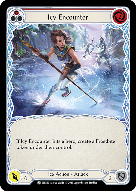 (1st Edition) Icy Encounter (Red) - ELE157