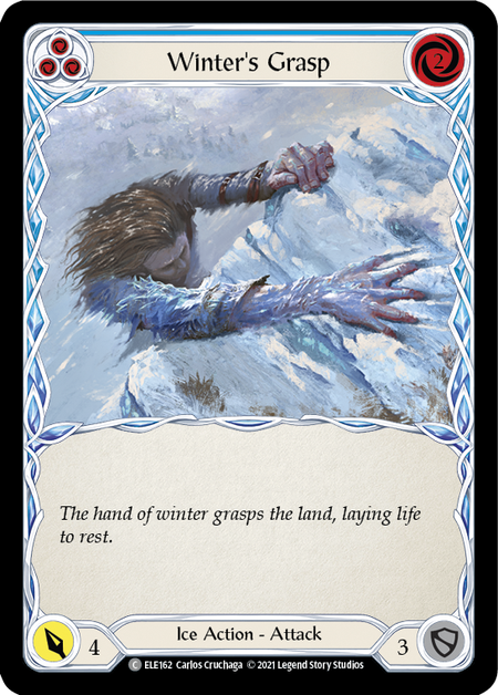(1st Edition) Winter's Grasp (Blue) - ELE162