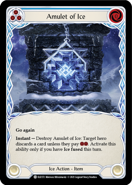 (1st Edition) Amulet of Ice - ELE172