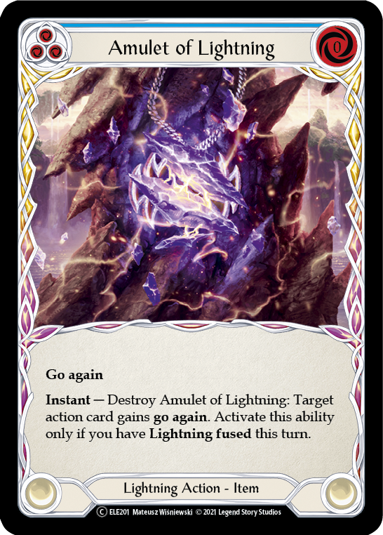 Amulet of Lightning - UL-ELE201