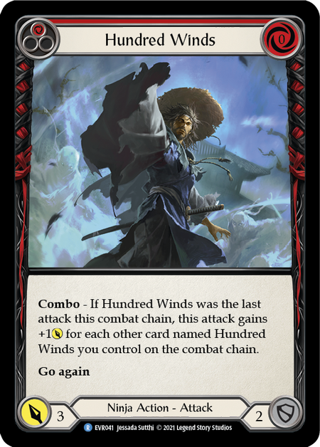 (1st Edition) Hundred Winds (Red) - EVR041