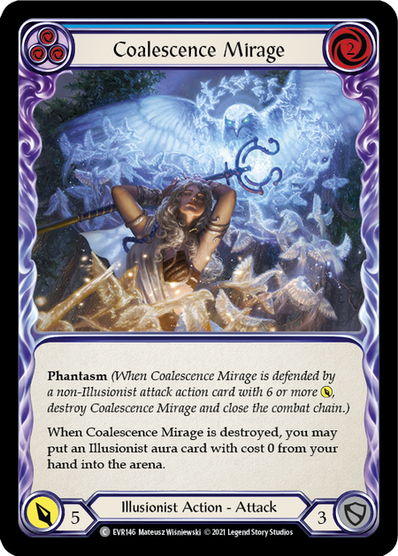 (1st Edition-RF) Coalescence Mirage (Blue) - EVR146