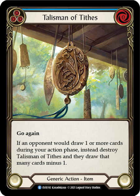 (1st Edition-CF) Talisman of Tithes - EVR192