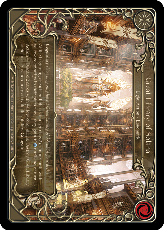(1st Edition-CF) Great Library of Solana - MON000