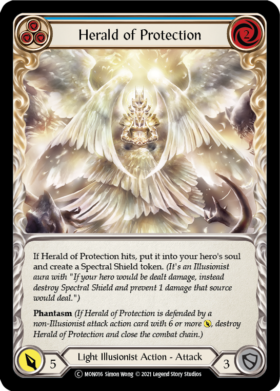 Herald of Protection (Blue) - UL-MON016
