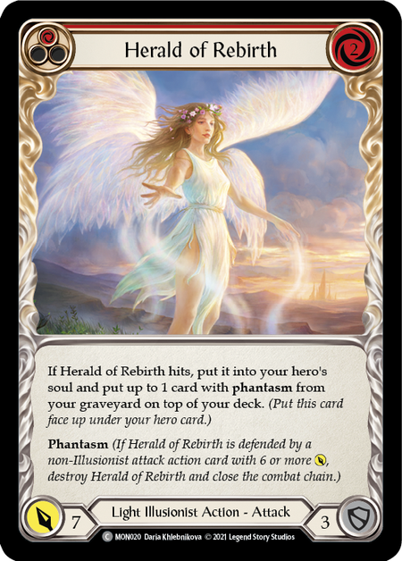 (1st Edition-RF) Herald of Rebirth (Red) - MON020