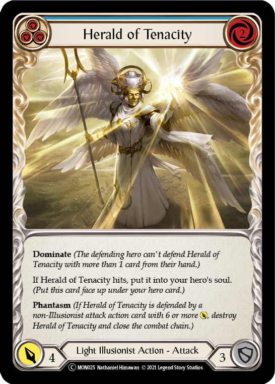 Herald of Tenacity (Blue) - UL-MON025