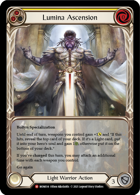 (1st Edition-EA RF) Lumina Ascension - MON034EA