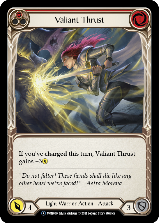 Valiant Thrust (Red) - UL-MON039