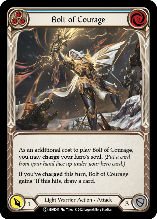 Bolt of Courage (Blue) - UL-MON044